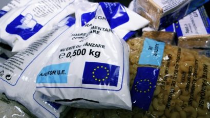 Alimente şi rechizite date ca ajutoare din bani europeni