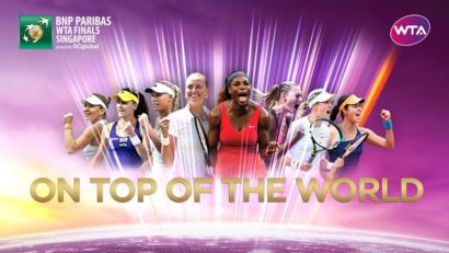 Simona Halep va juca la Singapore în grupa roşie, alături de Williams, Bouchard şi Ivanovic