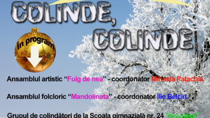 ”Colinde, colinde”, la Cenaclul literar ”Mihail Sadoveanu”