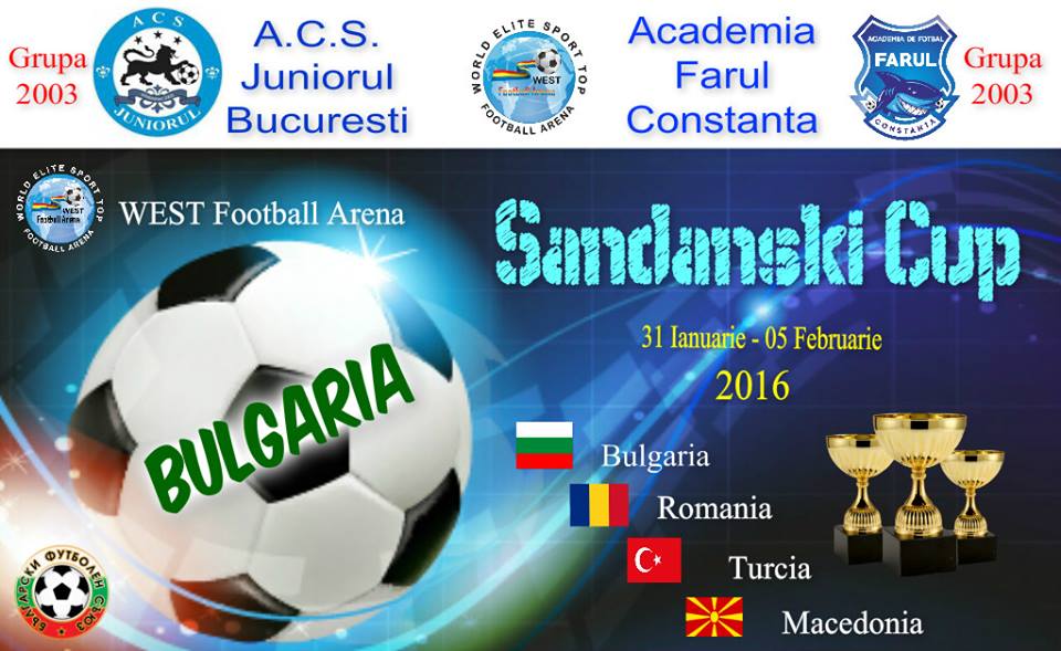 Academia Farul participă la „Sandanski Cup” în Bulgaria