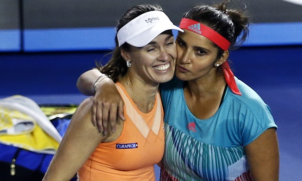 Hingis şi Mirza au cucerit trofeul Australian Open la dublu feminin