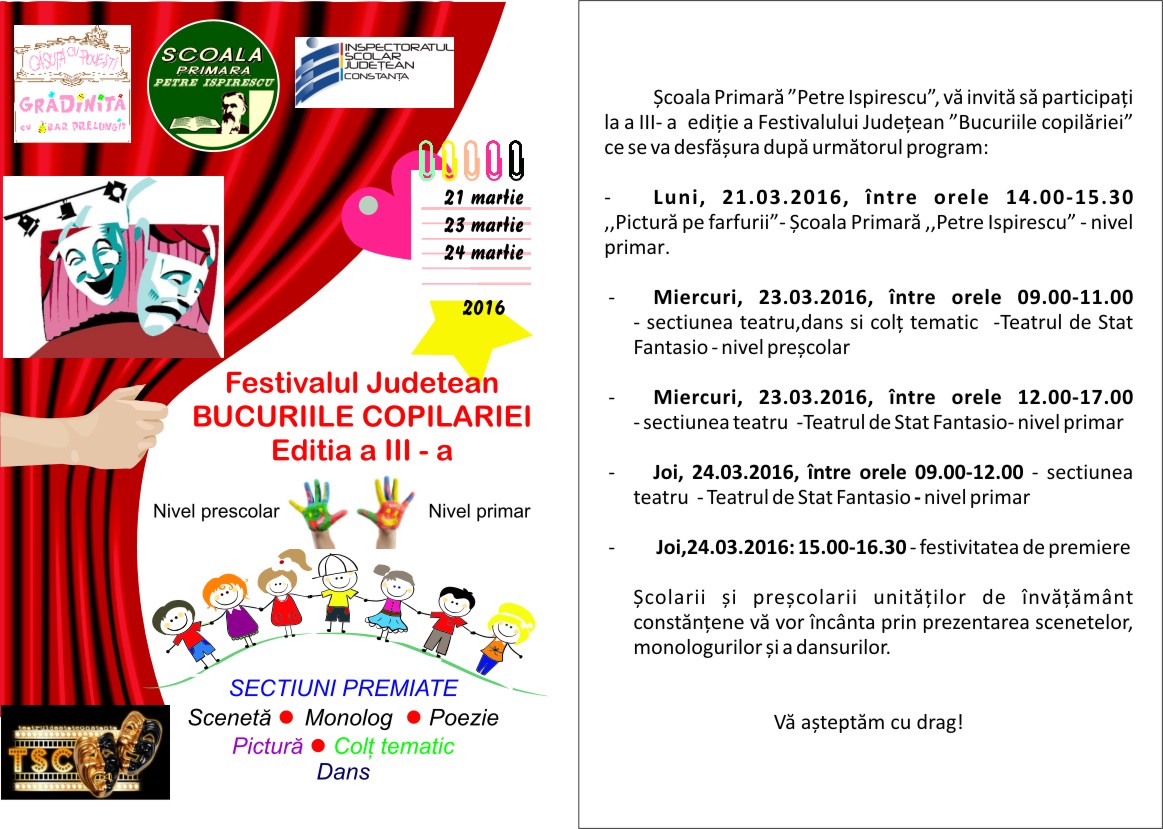 Festivalul “Bucuriile Copilăriei” la Constanța