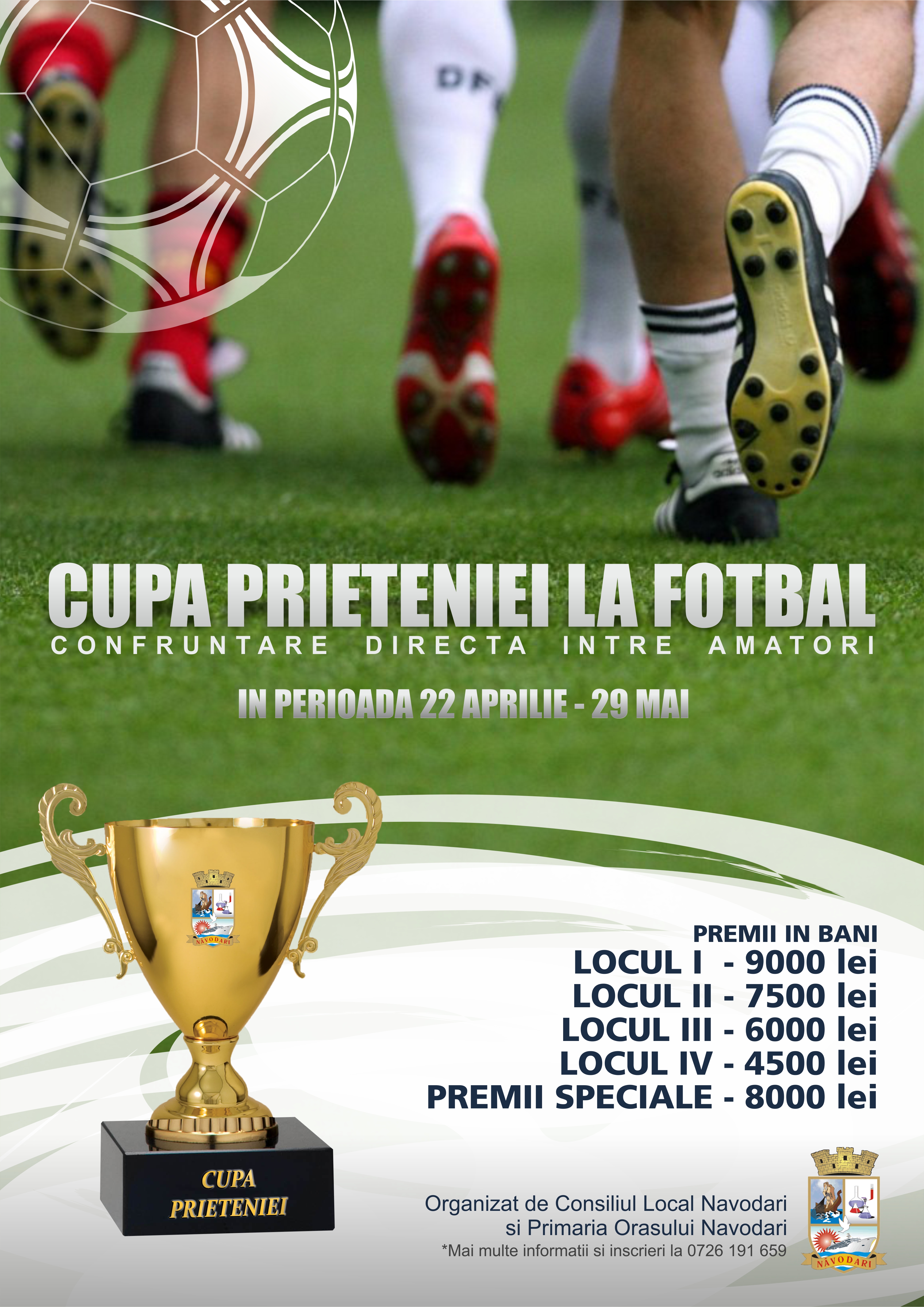 La Năvodari începe „Cupa Prieteniei” la fotbal