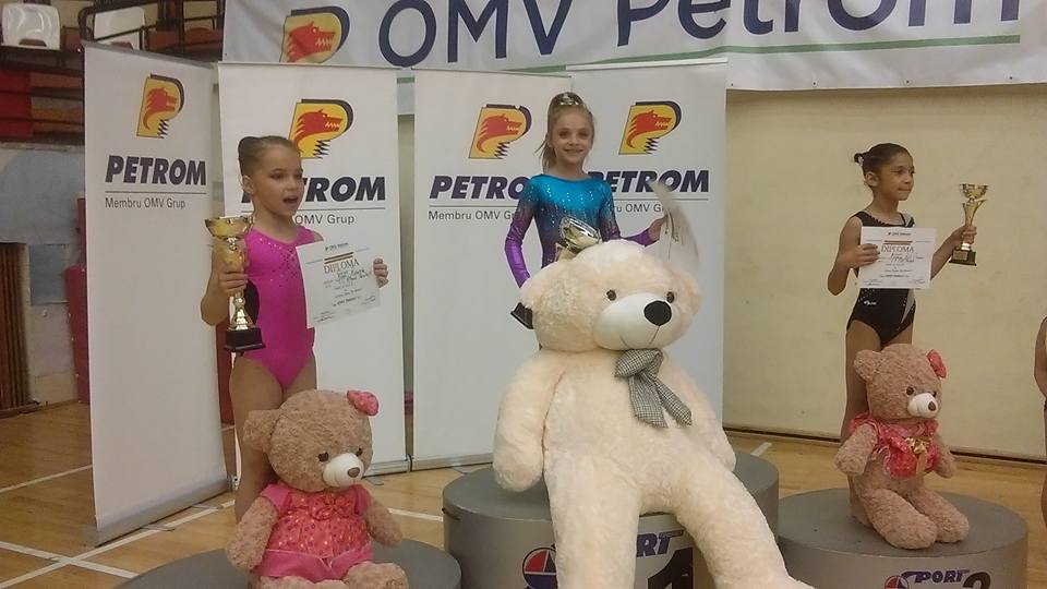 Fetița Cameliei Voinea este o prințesă a gimnasticii