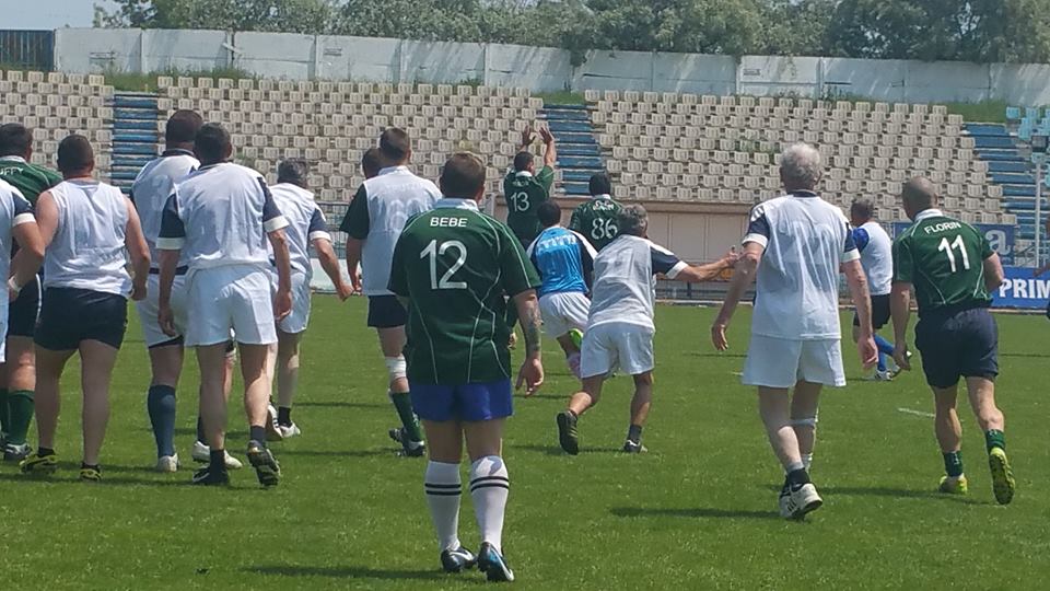 Militarii francezi de pe „Jean Bart” au jucat rugby la Năvodari