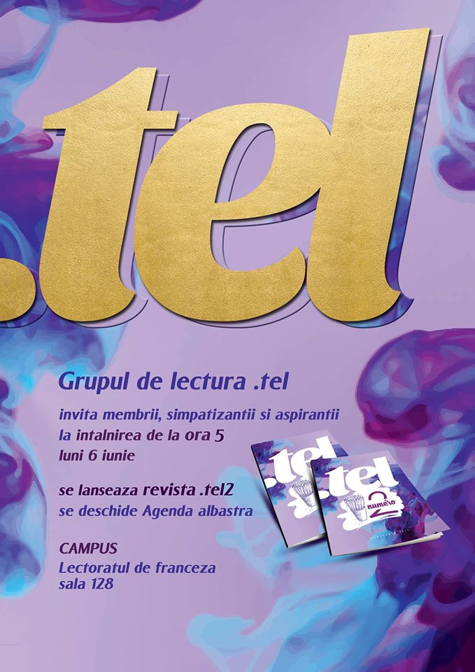 Lansarea revistei literare de poezie „.tel”