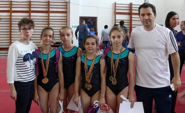 Gimnaste constănțene care au cucerit podiumul la Memorialul Sergiu Popa