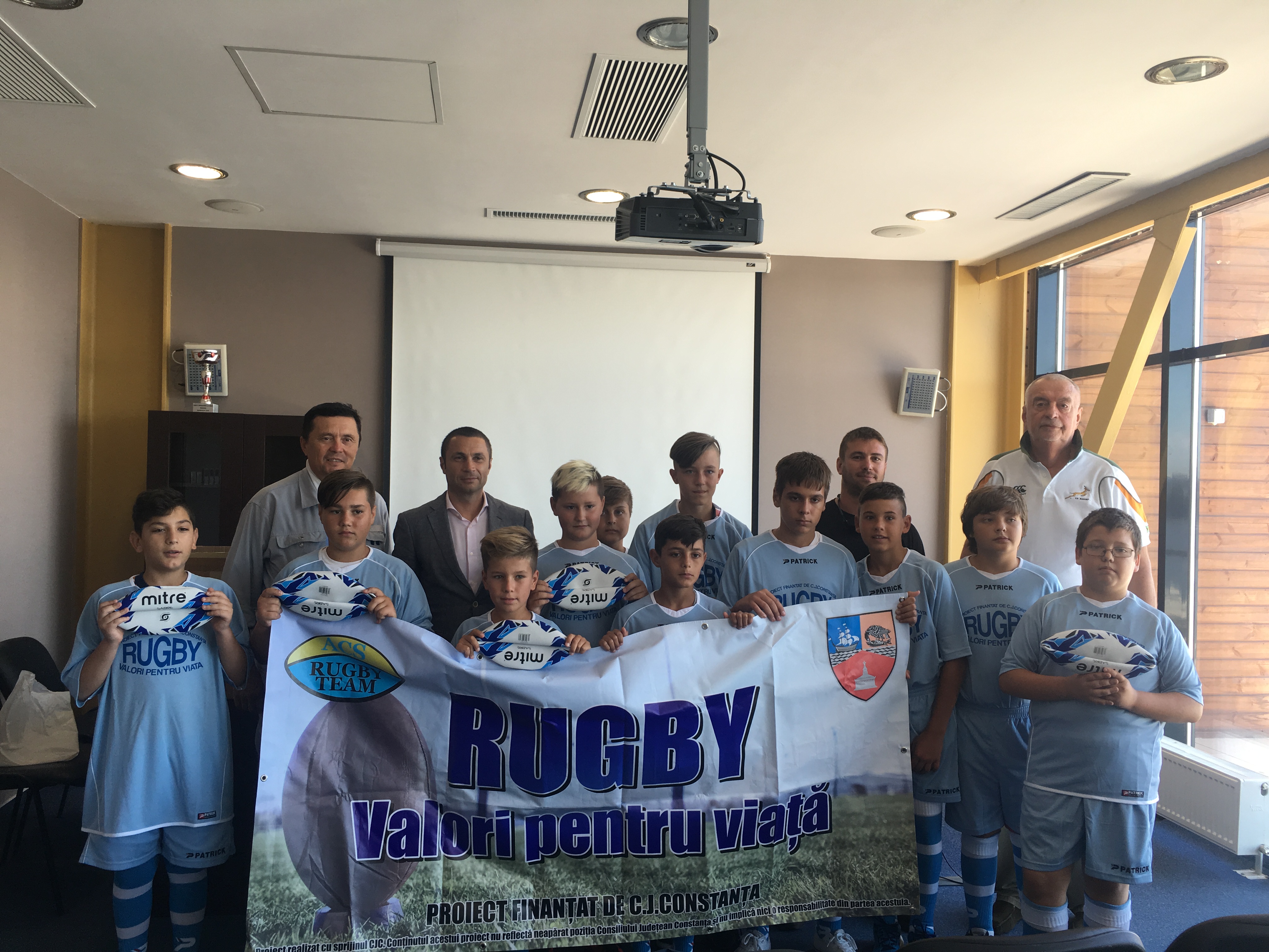 Tinerii rugbyști din Mangalia au primit echipament sportiv