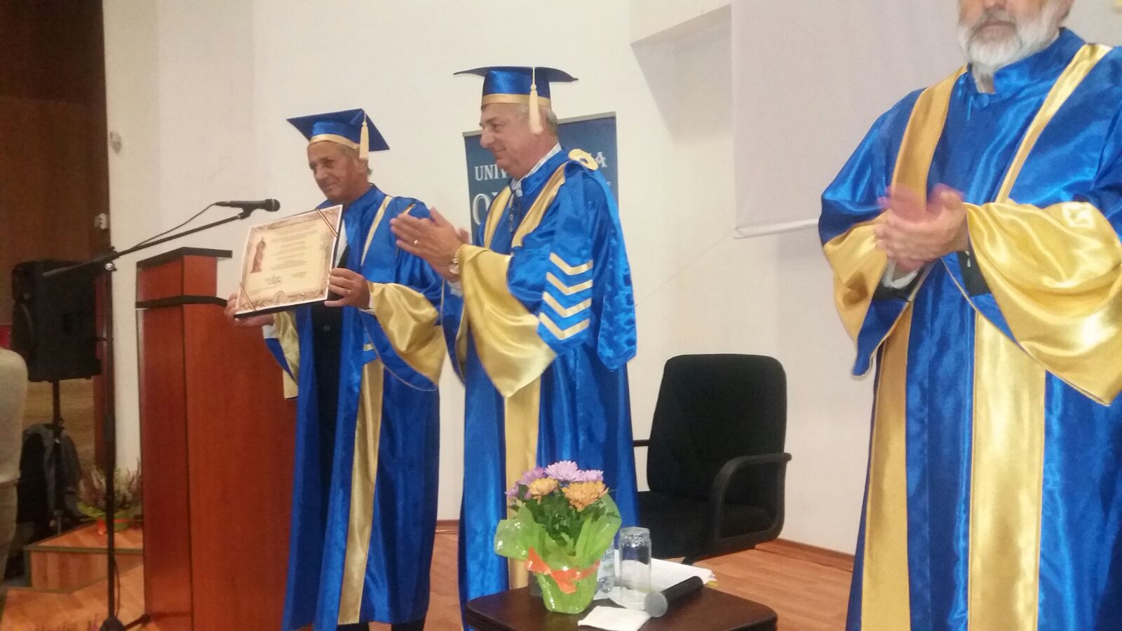 FOTO/VIDEO – Maestrul Gheorghe Zamfir, Doctor Honoris Causa al Universității „Ovidius” CONSTANȚA