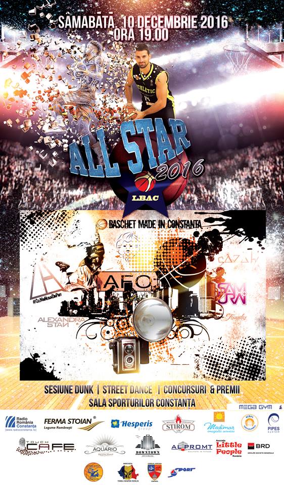 La Constanța avem „All Star Game” cu americani