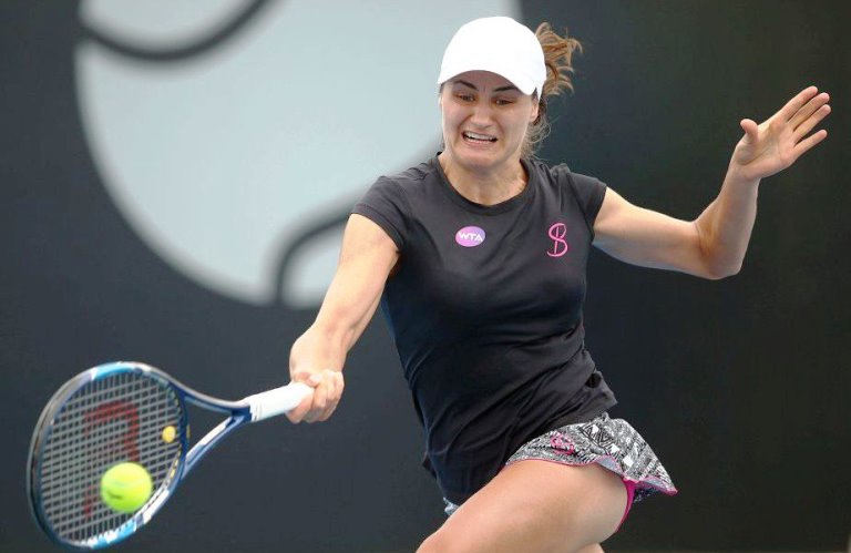 Monica Niculescu i-a predat o lecție de tenis Johannei Konta