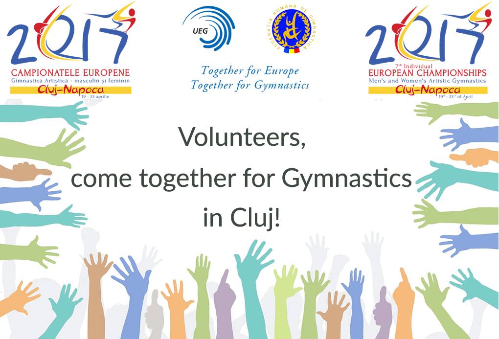 Se caută voluntari pentru Europenele de Gimnastică de la Cluj