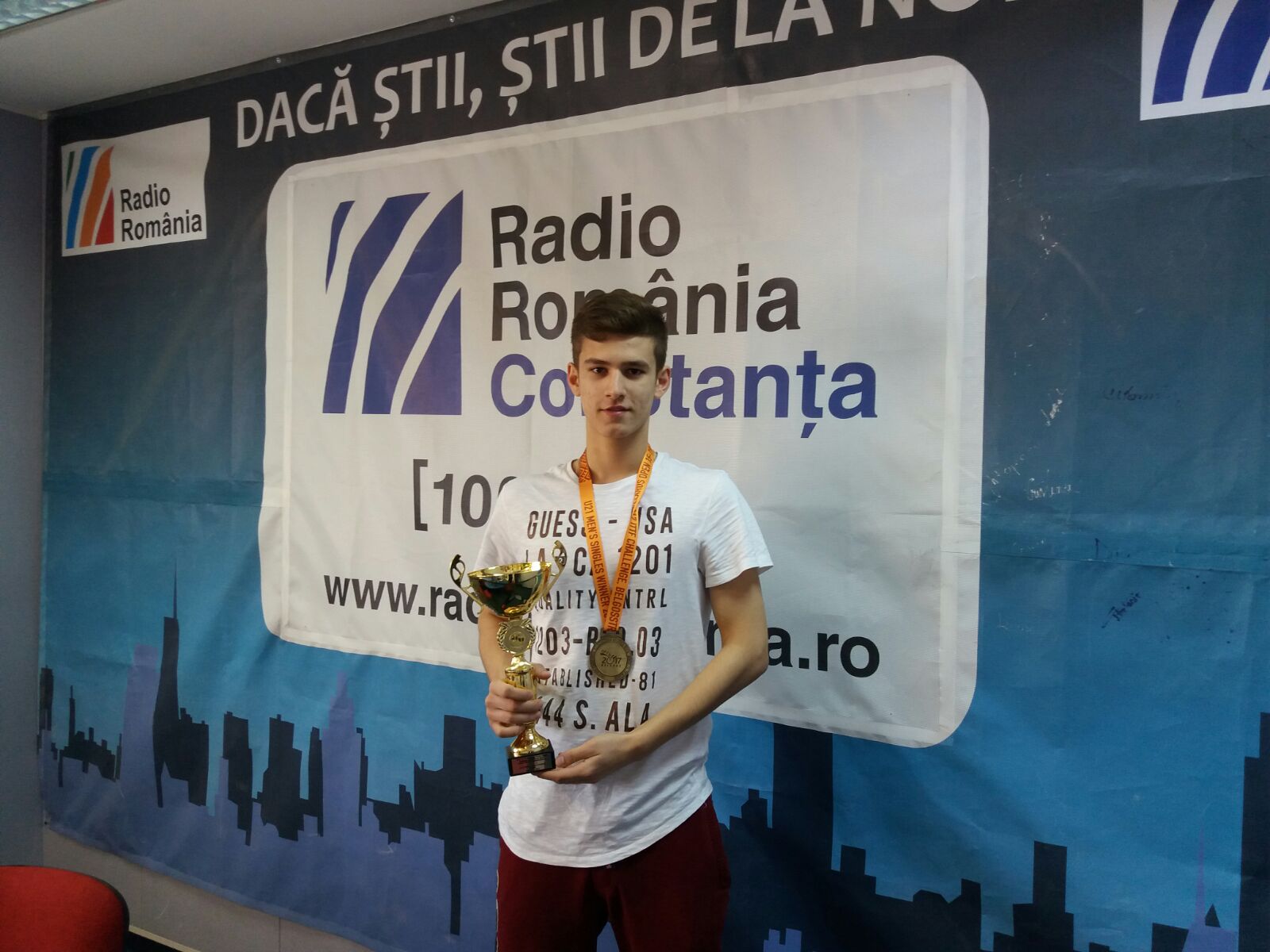 FOTO: Constănțeanul Cristian Pletea, câștigătorul Belarus Open la tenis de masă, vorbește despre pasiunea sa