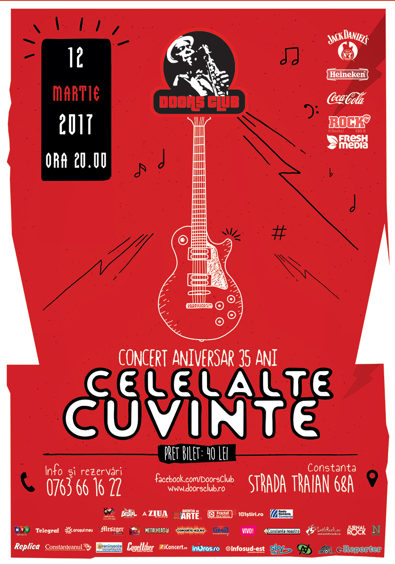 Concert aniversar la CONSTANȚA: CELELALTE CUVINTE, 35 de ani