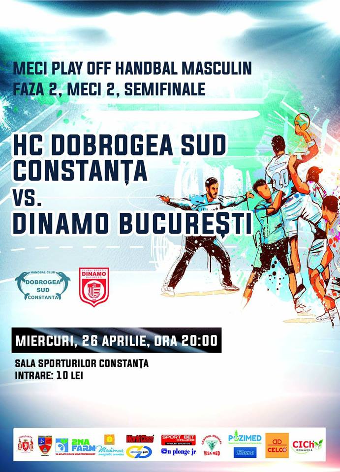 HC Dobrogea Sud Constanța are nevoie de victorie cu Dinamo