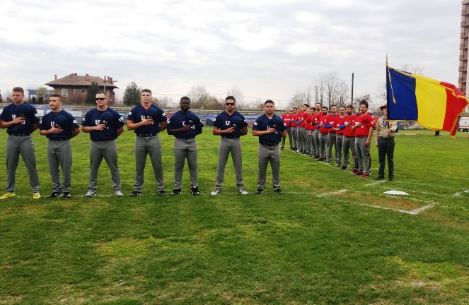 Echipa României a câștigat meciul demonstrativ de baseball cu selecționata SUA