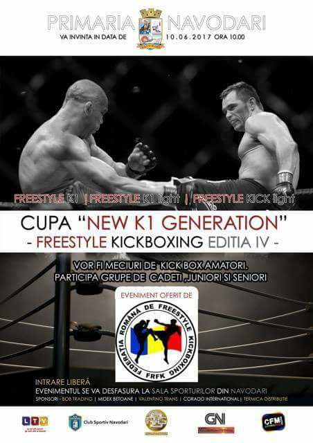 Cupa „New K1 Generation” se pregătește de start la Năvodari