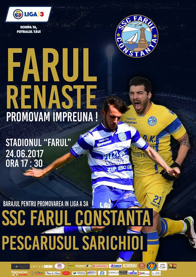 SSC Farul Constanța este a patra echipă dobrogeană din Liga a III-a