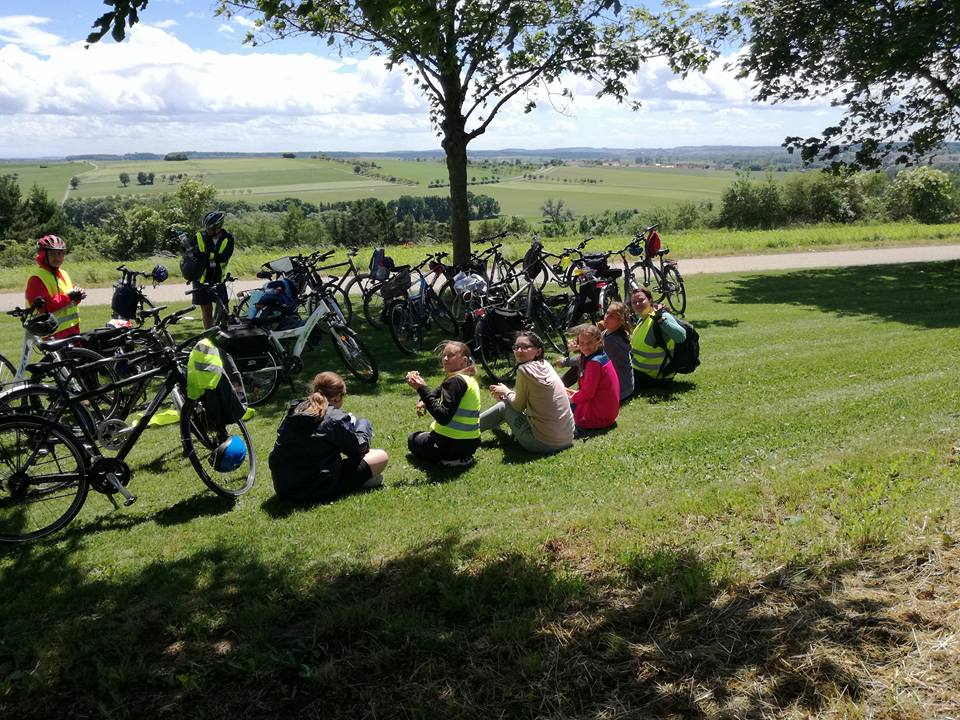 În tabără pe bicicletă. Continuă excursia elevilor constănțeni de la 23 August prin Germania