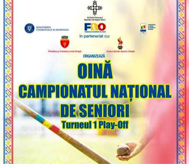 Primul turneu play-off al Campionatului Național de oină