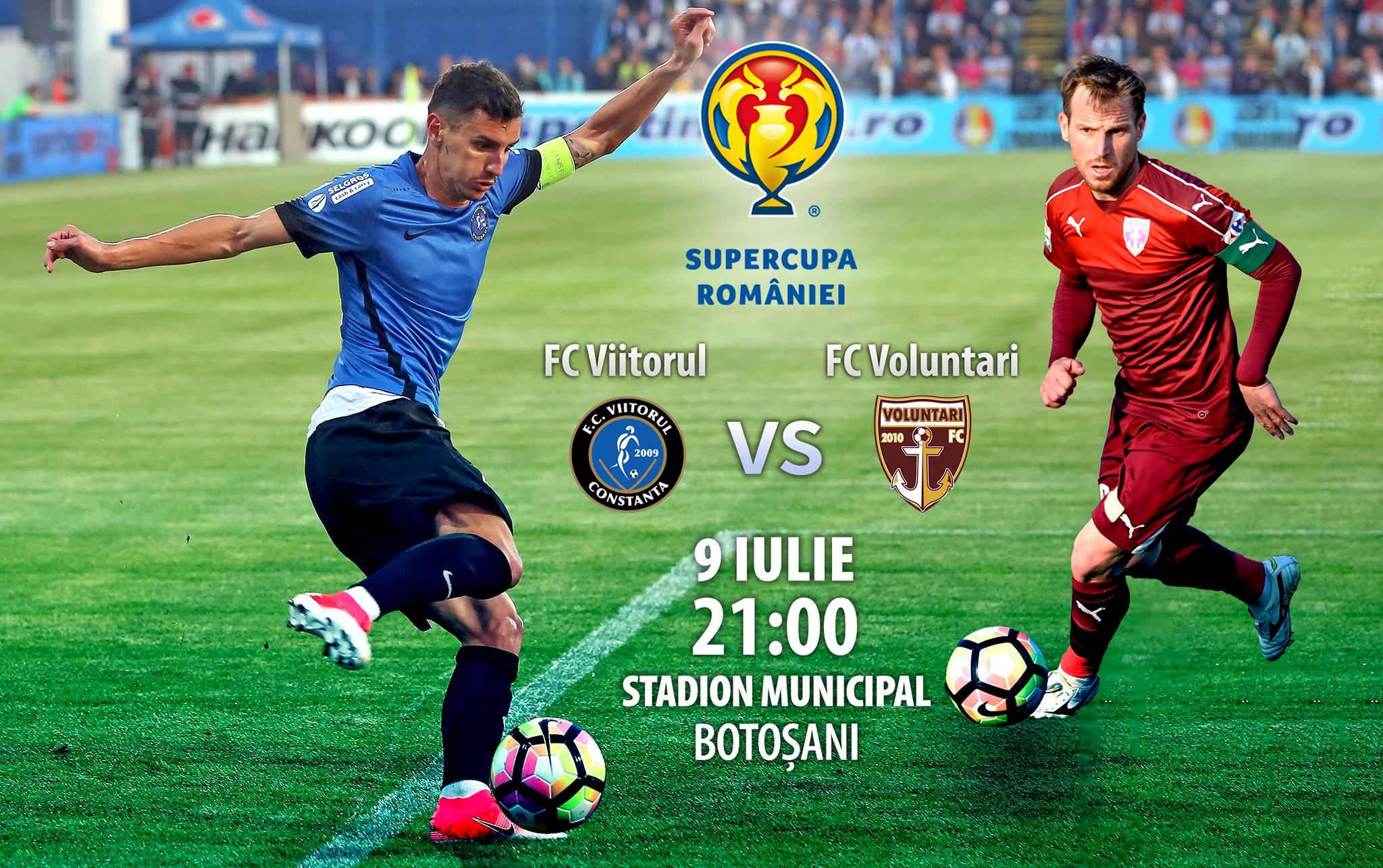 Bilete pentru Supercupa României dintre FC Viitorul și FC Voluntari