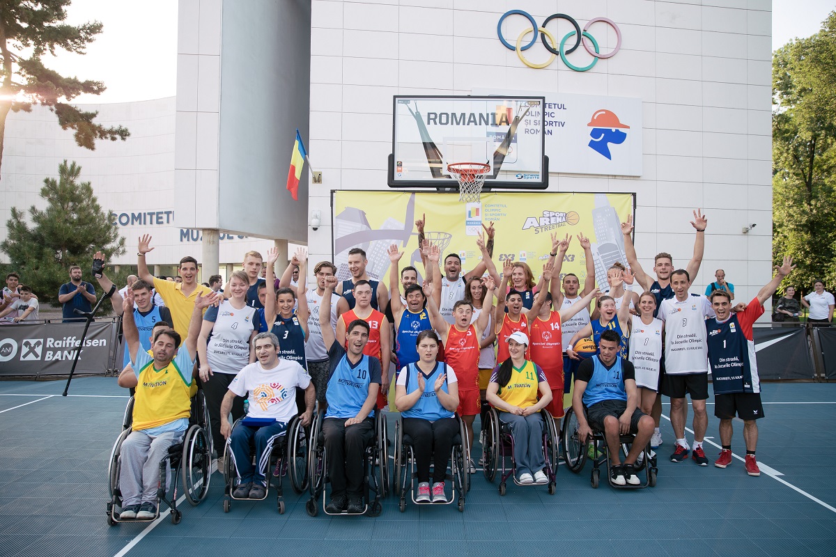 Campioni olimpici din România au jucat baschet 3×3