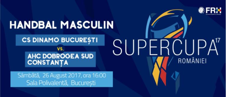 Dinamo București și Dobrogea Sud se confruntă în Supercupa României