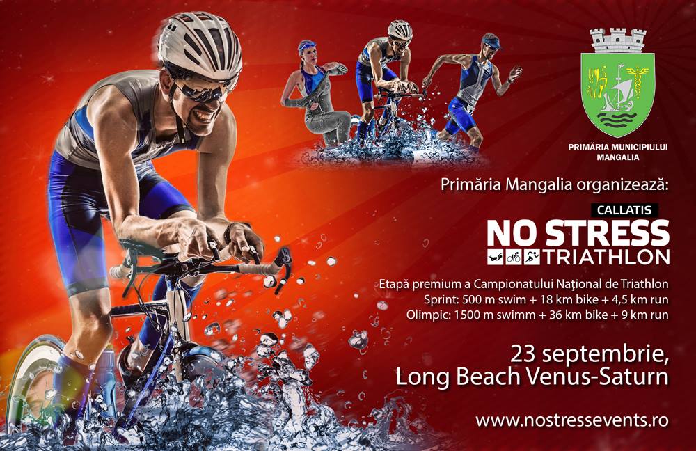 Callatis No Stress Triathlon este programat sâmbătă. Circulația va fi oprită !