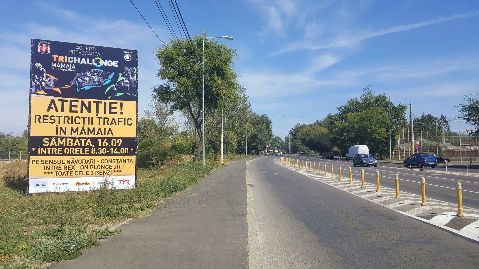 Sâmbătă sunt restricții de circulație în Mamaia pentru competiția Trichallenge