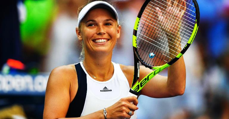 Caroline Wozniacki a dominat categoric partida cu Elina Svitolina