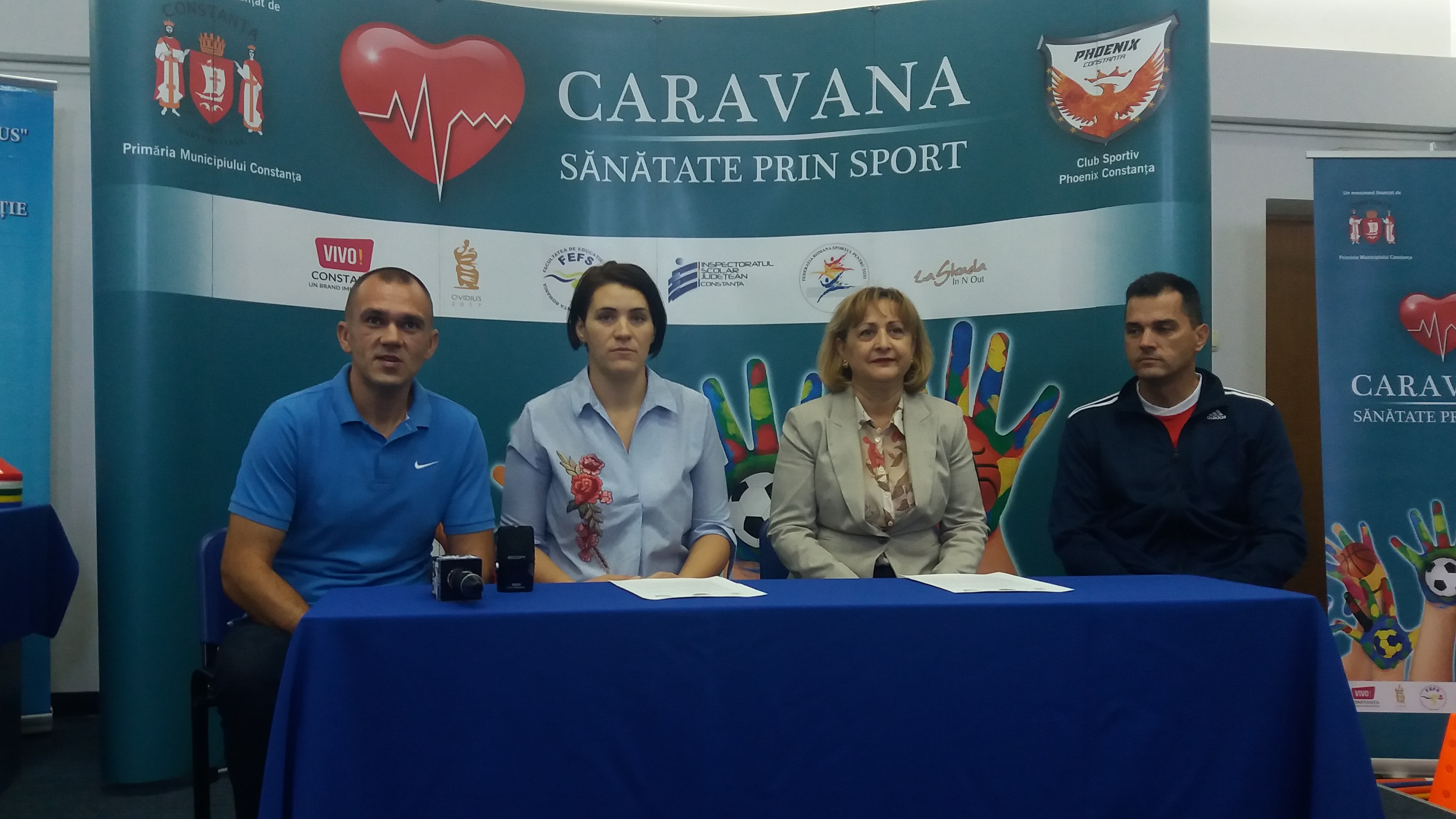 Proiectul „Caravana – Sănătate prin Sport” al CS Phoenix Constanța a fost un succes total