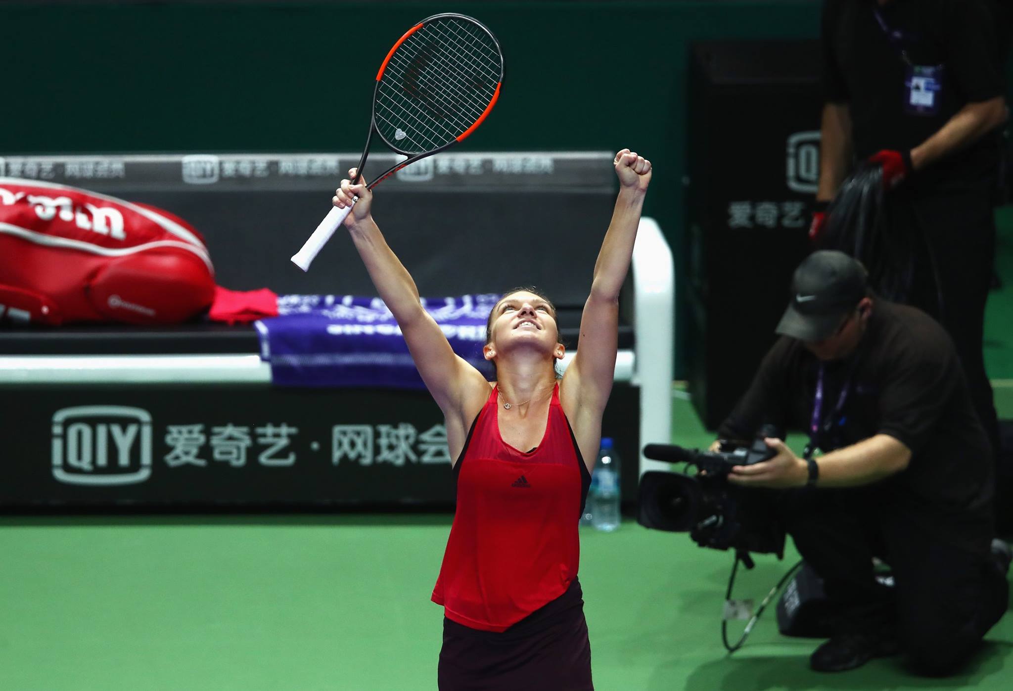 Simona Halep este la un pas de semifinalele Turneului Campioanelor