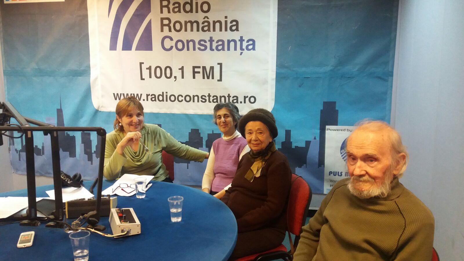 FOTO: Ileana Ploscaru, Alexandru Mereuţă și Anaid Tavitian, la microfonul Radio Constanța