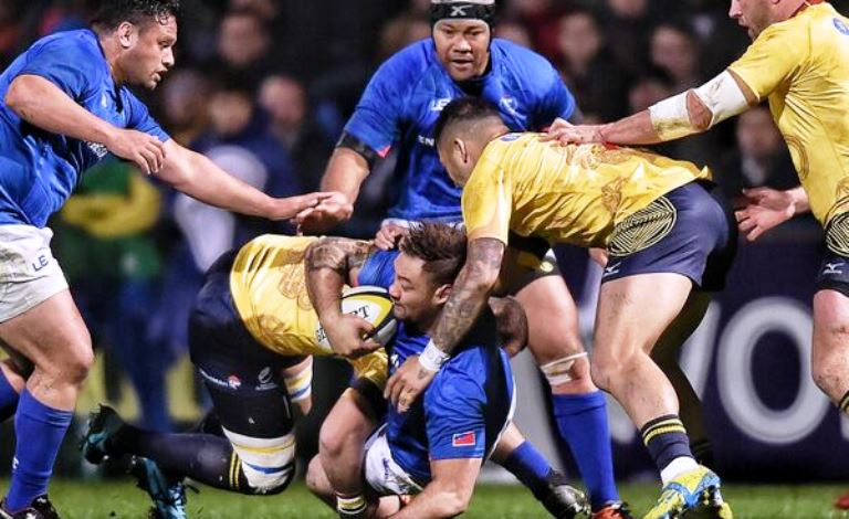 România a învins Samoa într-un meci-test la rugby