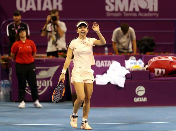 Simona Halep trece de Anastasija Sevastova și este în sferturi la Doha