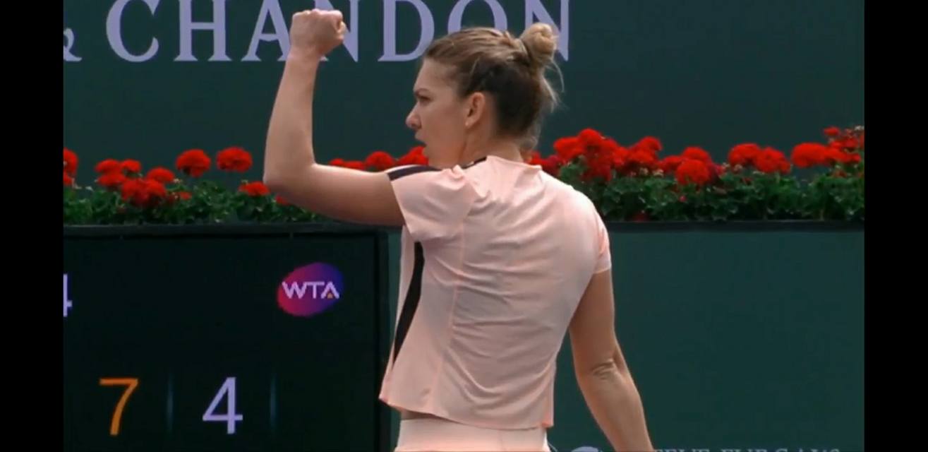 Simona Halep și-a aflat adversara din semifinala Indian Wells