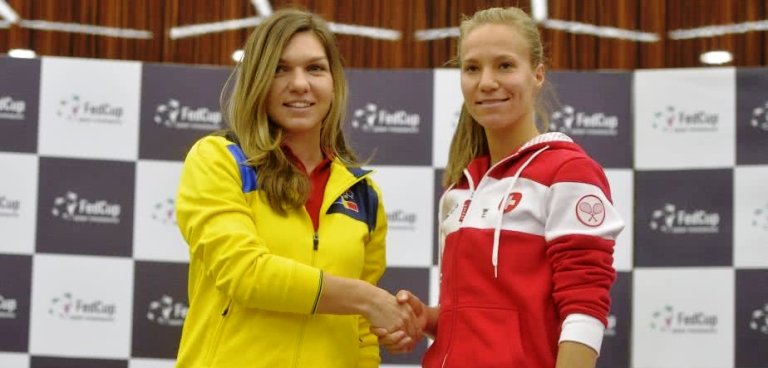 Halep o învinge pe Golubic în primul meci de Fed Cup!România-Elveția, 1-0