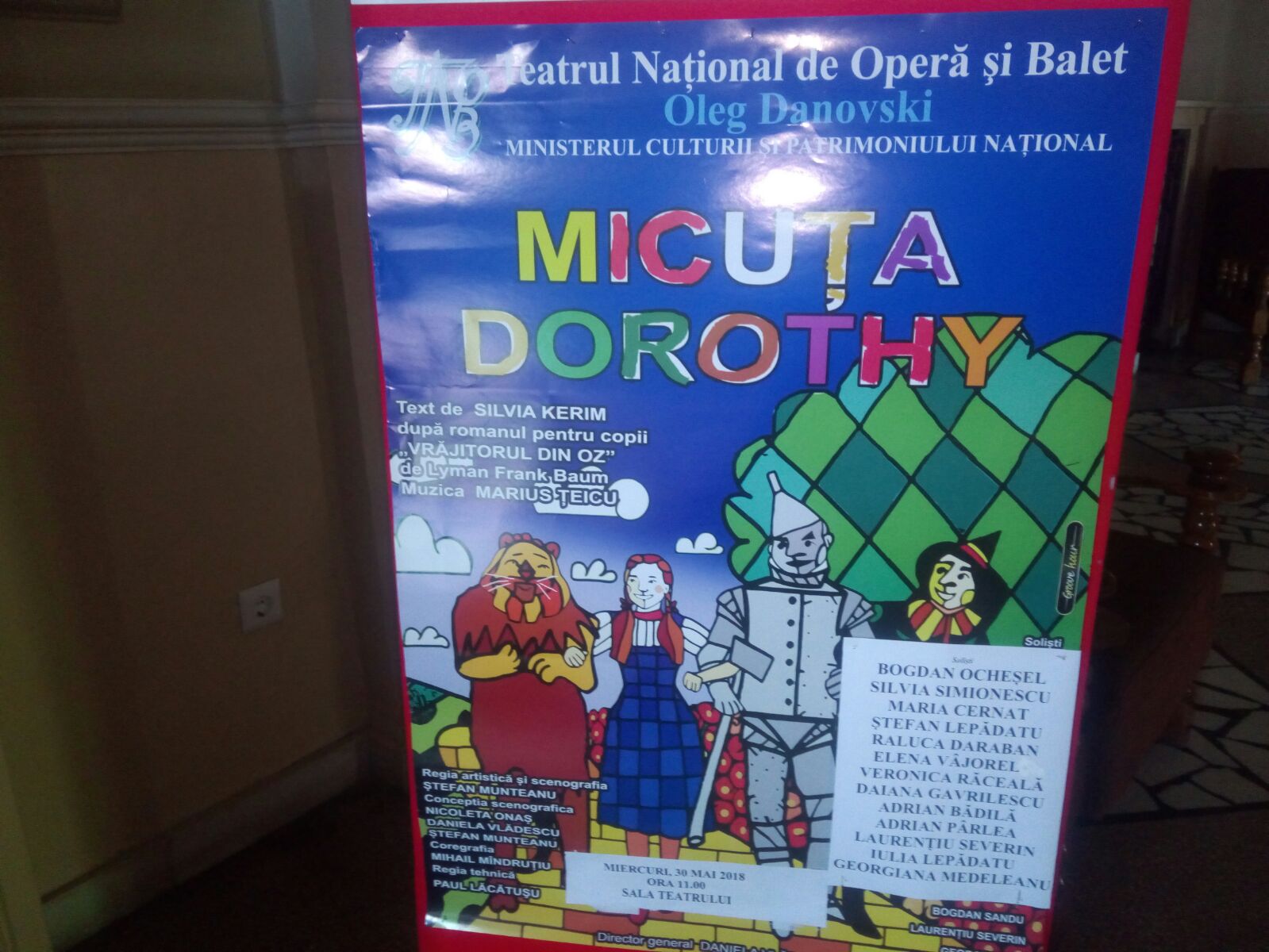 „Micuţa Dorothy”, la TNOB: Bucuria Zilei Internaționale a Copilului începe mai devreme la Constanța