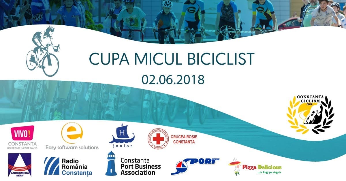 Faleza din fața Radio Constanța va găzdui întrecerile „Cupei Micul Biciclist”