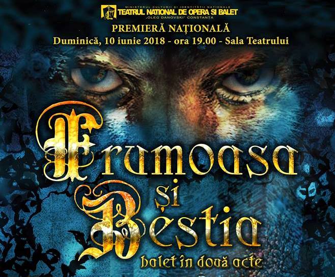 Spectacolul de balet „Frumoasa și Bestia”, cu premiera fixată pe 10 iunie, va avea o reprezentație și pe 15 iunie