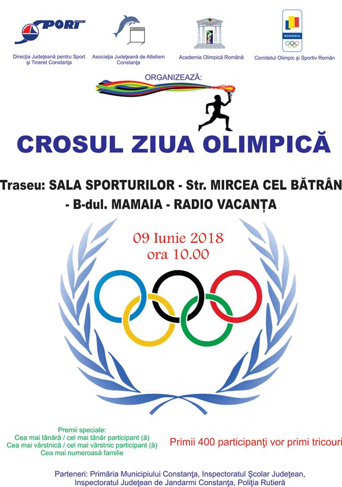 Participanții la Crosul Olimpic vor alerga între Sala Sporturilor și Radio Constanța