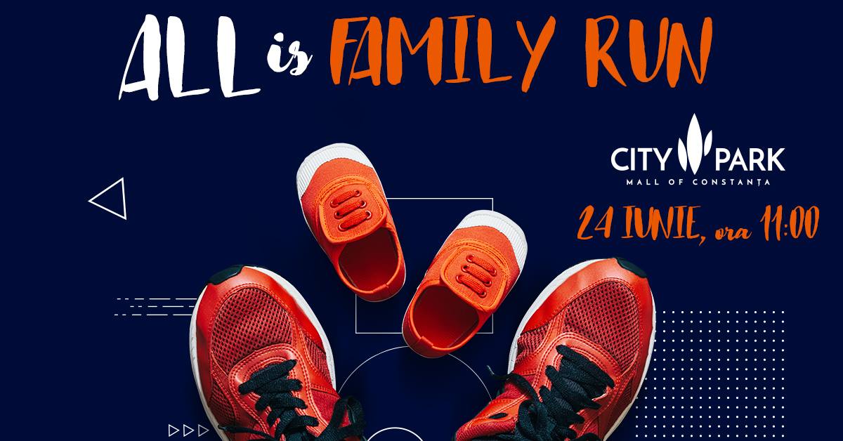 Duminică avem Family Run în Parcul Tăbăcărie