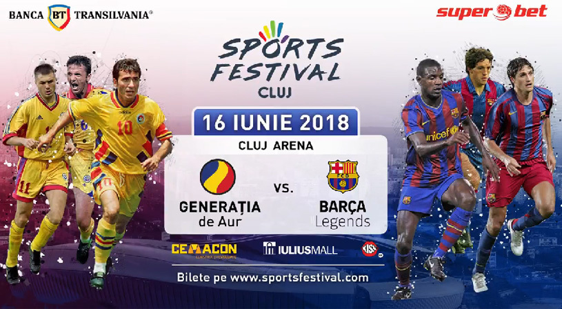 Hagi a marcat în meciul Generația de aur – Barca Legends