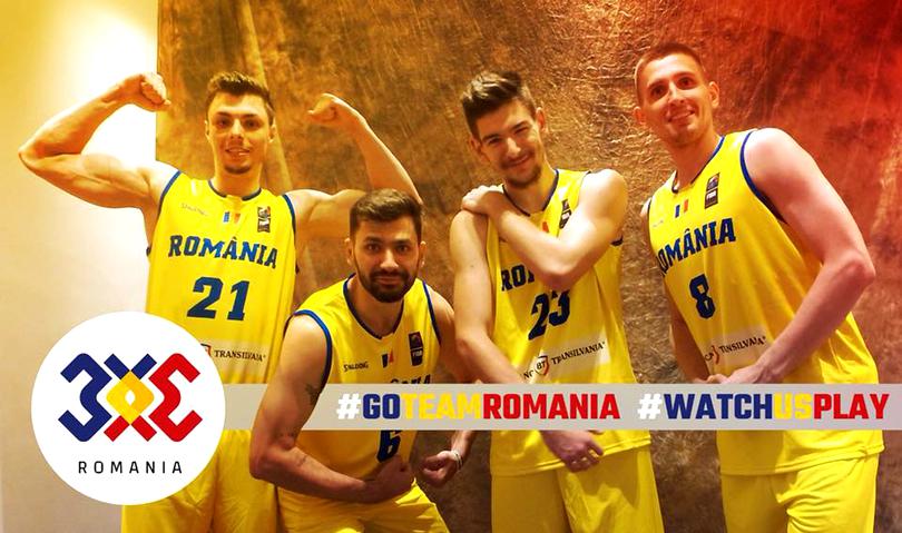 Naționala masculină de baschet 3×3 a României a participat la Cupa Mondială 2018