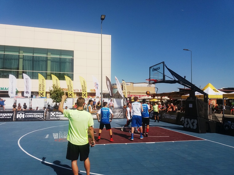 A început turneul de baschet 3×3 din Mamaia- Sport Arena Streetball