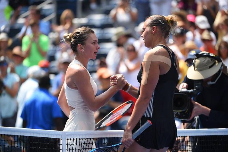 Kaia Kanepi a jucat agresiv în meciul cu Simona Halep