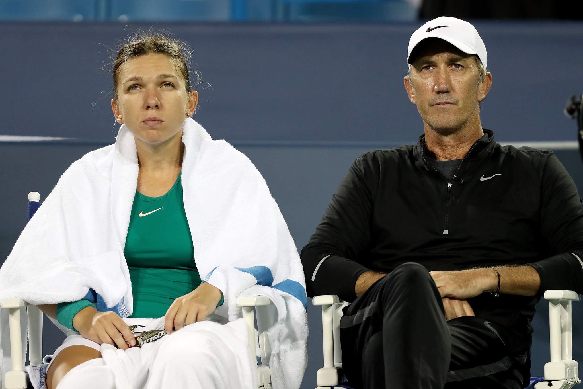 Partida Simona Halep – Ajla Tomljanovic a fost întreruptă de ploaie