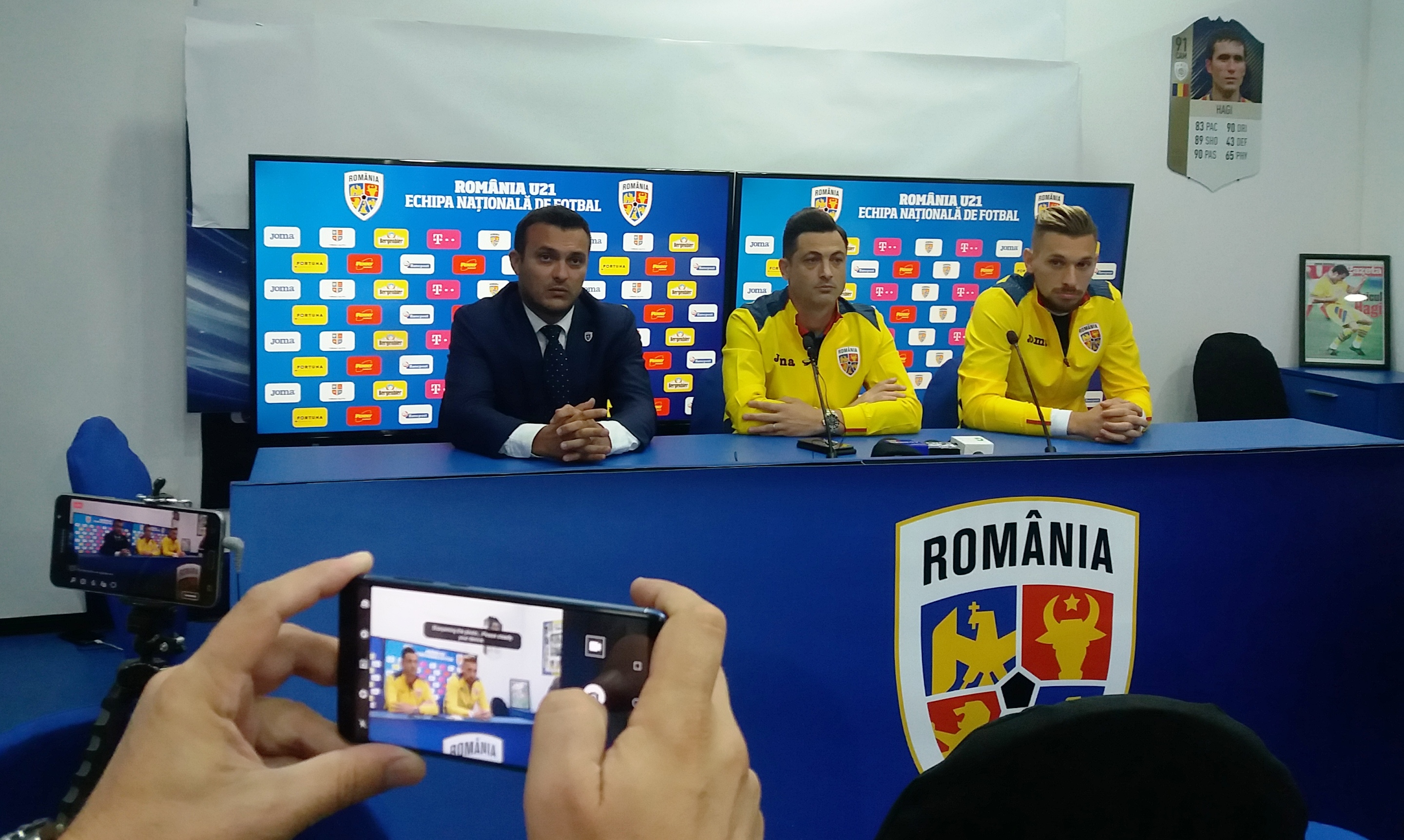 Naționala de fotbal tineret a României este pregătiră pentru meciul de mâine