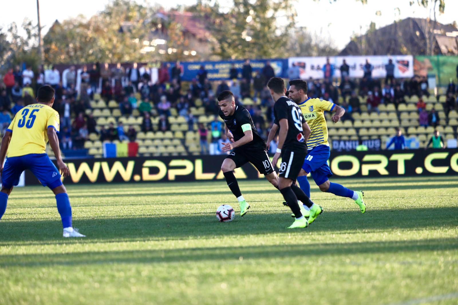 Dunărea Călărași și FC Viitorul sunt la egalitate la pauză