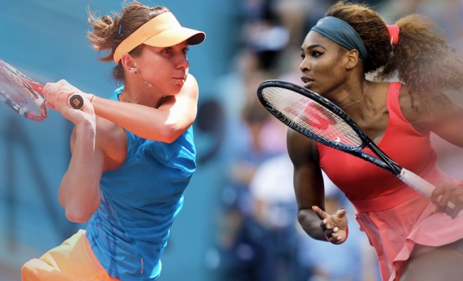 Simona Halep și Serena Williams, pentru a zecea oară adversare în circuitul WTA